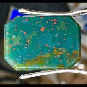 5 ct Antique Hand Carved Natural Bloodstone for Ring or pendant 14x10nm